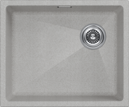 Кухонная мойка Paulmark LUMI 55UNI-SKEW LU55SK-BE 46х56 цвет бежевый